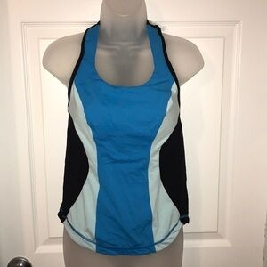 Lululemon Cardio Kick Tank Beach Blanket Blue